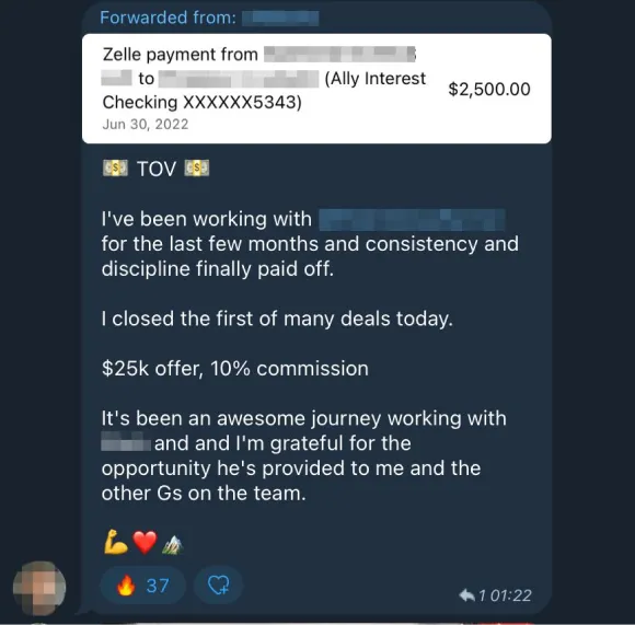 Member testimonial