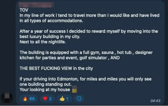 Member testimonial